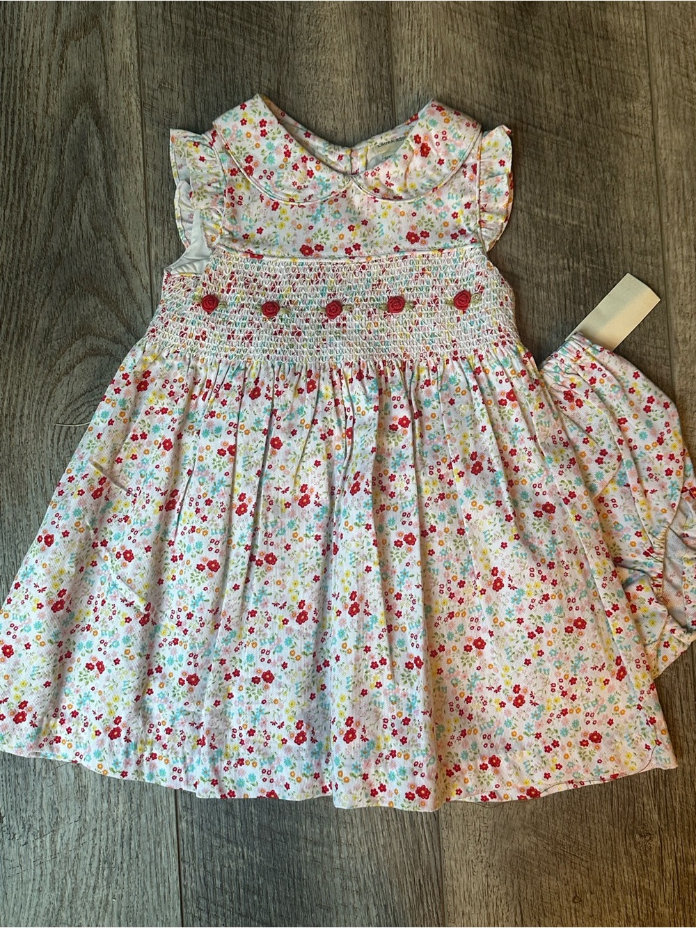Laura Ashley Smocked Dress with Bloomers